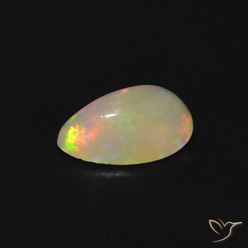 9,17 ctw natürlicher Mehrfarbig Opal, Birnenform, Transparent
