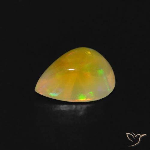 9,17 ctw natürlicher Mehrfarbig Opal, Birnenform, Transparent