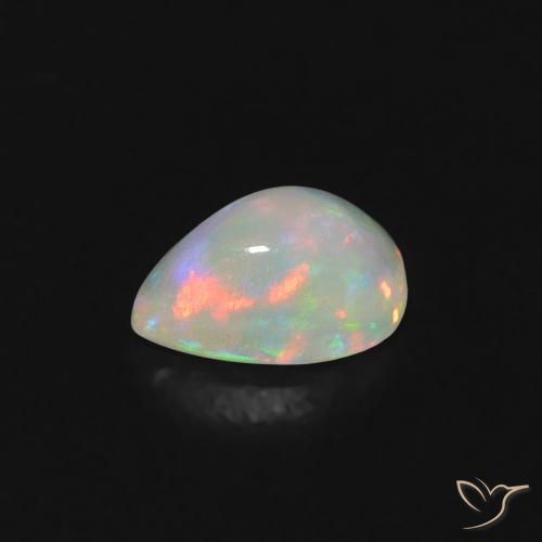 9,17 ctw natürlicher Mehrfarbig Opal, Birnenform, Transparent