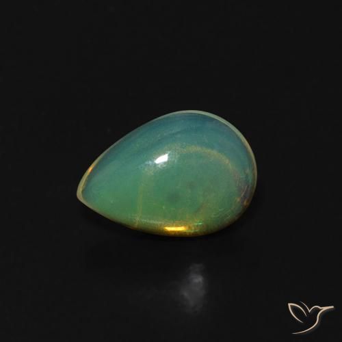 0.36ct Natürlicher Mehrfarbig Opal, Birnenform, Transparent
