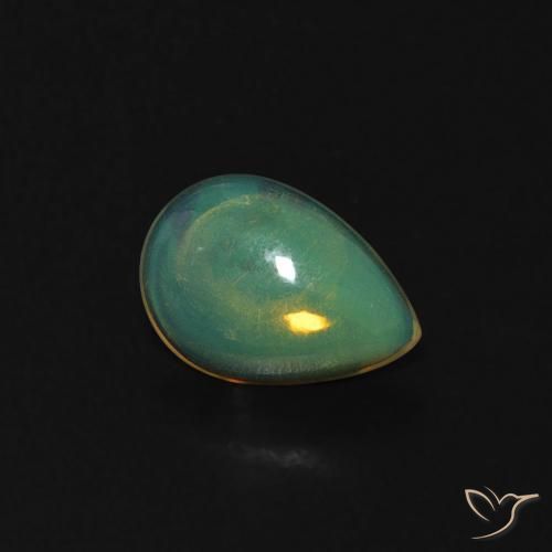 9,17 ctw natürlicher Mehrfarbig Opal, Birnenform, Transparent