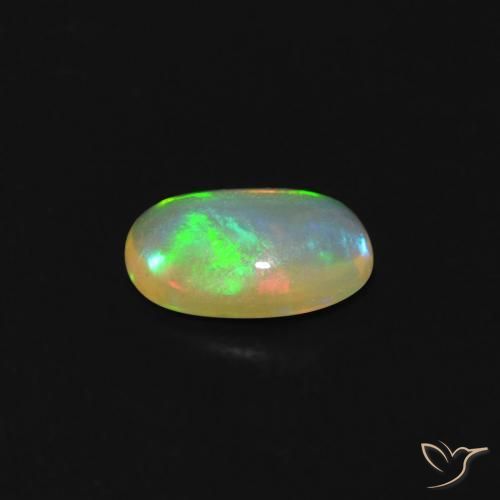9,17 ctw natürlicher Mehrfarbig Opal, Oval, Transparent