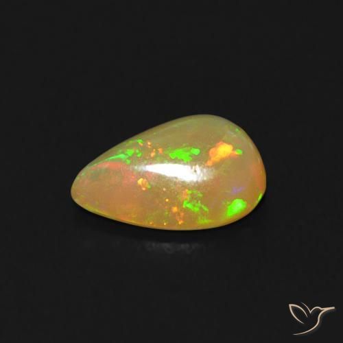 9,17 ctw natürlicher Mehrfarbig Opal, Birnenform, Transparent