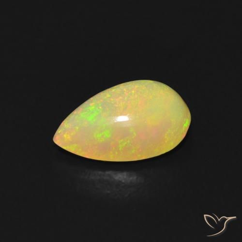9,17 ctw natürlicher Mehrfarbig Opal, Birnenform, Transparent