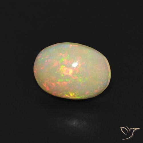 9,17 ctw natürlicher Mehrfarbig Opal, Oval, Transparent