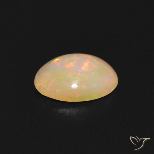 9,17 ctw natürlicher Mehrfarbig Opal, Oval, Transparent