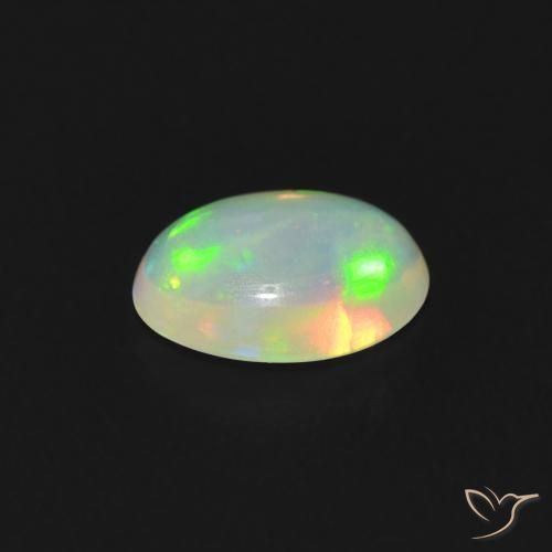 9,17 ctw natürlicher Mehrfarbig Opal, Oval, Transparent