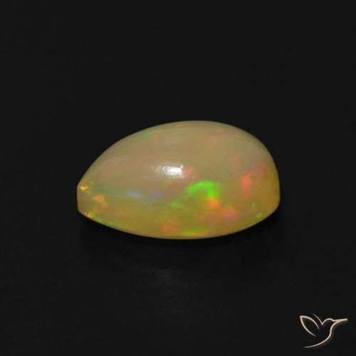9,17 ctw natürlicher Mehrfarbig Opal, Birnenform, Transparent