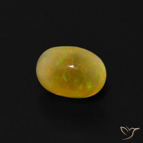 9,17 ctw natürlicher Mehrfarbig Opal, Oval, Transparent