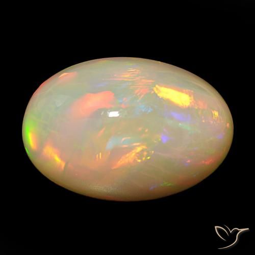 18.83ct Mehrfarbig Opal, Oval, Lichtundurchlässig