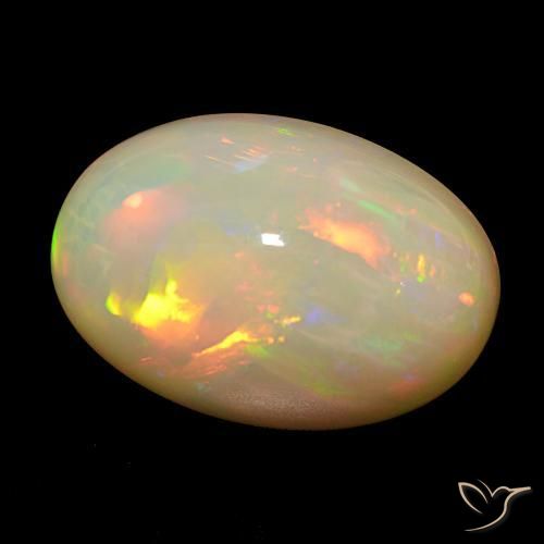9,17 ctw natürlicher Mehrfarbig Opal, Oval, Lichtundurchlässig