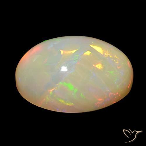 9,17 ctw natürlicher Mehrfarbig Opal, Oval, Lichtundurchlässig