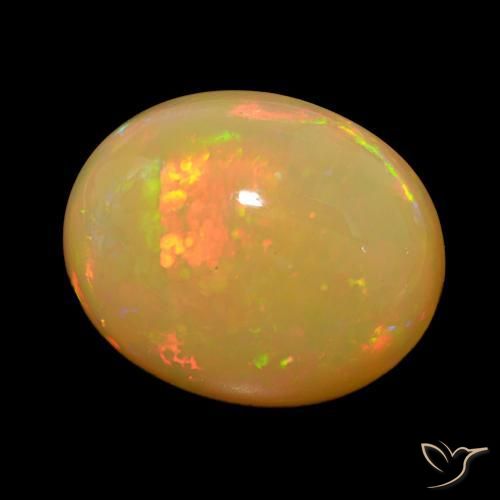 9,17 ctw natürlicher Mehrfarbig Opal, Oval, Lichtundurchlässig