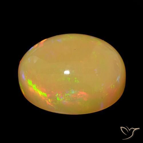 9,17 ctw natürlicher Mehrfarbig Opal, Oval, Lichtundurchlässig