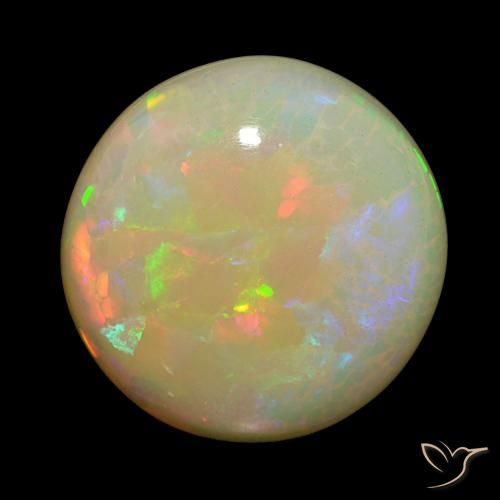 26.71ct Mehrfarbig Opal Edelsteine, Runden, Lichtundurchlässig