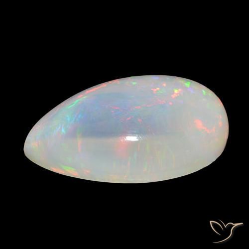 9,17 ctw natürlicher Mehrfarbig Opal, Birnenform, Transparent