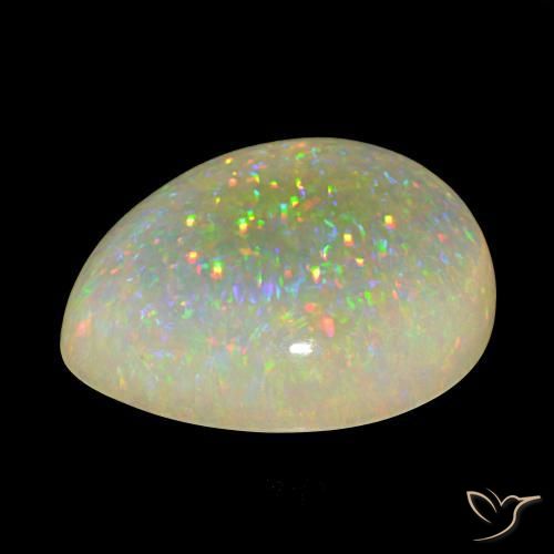 9,17 ctw natürlicher Mehrfarbig Opal, Birnenform, Transparent