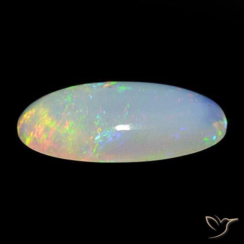 9,17 ctw natürlicher Mehrfarbig Opal, Oval, Transparent