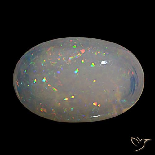 9,17 ctw natürlicher Mehrfarbig Opal, Oval Schliff, Transparent