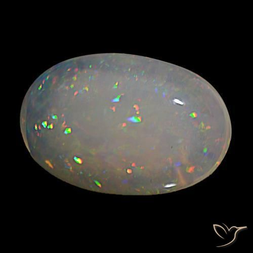 9,17 ctw natürlicher Mehrfarbig Opal, Oval Schliff, Transparent