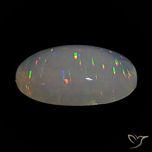 9,17 ctw natürlicher Mehrfarbig Opal, Oval Schliff, Transparent