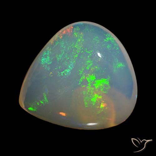 9,17 ctw natürlicher Mehrfarbig Opal, Birnenform, Transparent