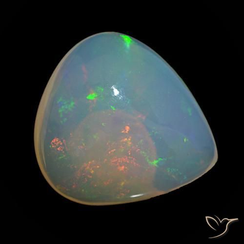 9,17 ctw natürlicher Mehrfarbig Opal, Birnenform, Transparent