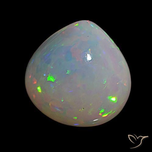 9,17 ctw natürlicher Mehrfarbig Opal, Birnenform, Transparent