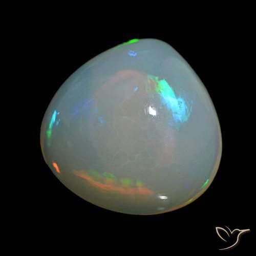 9,17 ctw natürlicher Mehrfarbig Opal, Birnenform, Transparent