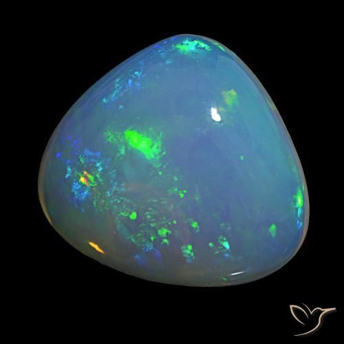 9,17 ctw natürlicher Mehrfarbig Opal, Birnenform, Transparent