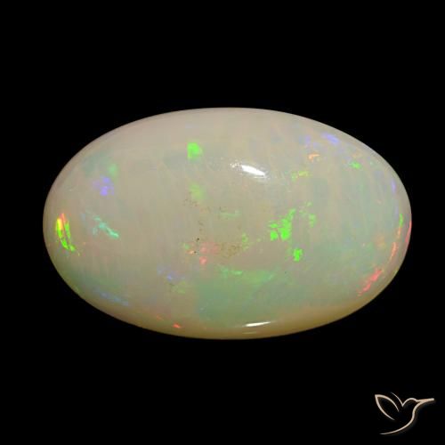 9,17 ctw natürlicher Mehrfarbig Opal, Oval Schliff, Lichtundurchlässig