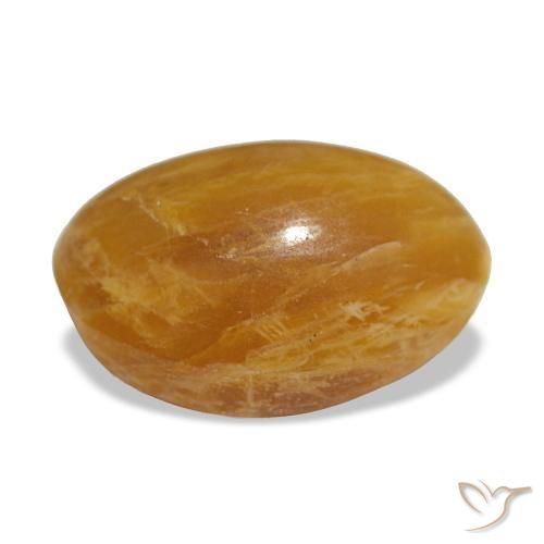 2,93 ctw natürlicher goldener Opal, Oval Schliff, Lichtundurchlässig