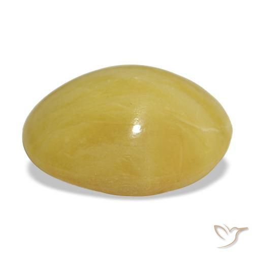 6,20 ctw natürlicher goldener Opal, Oval Schliff, Lichtundurchlässig