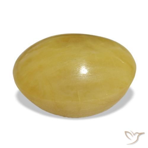 10,02 ctw natürlicher goldener Opal, Oval Schliff, Lichtundurchlässig