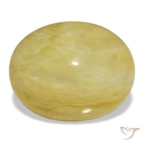 18,93 ctw natürlicher goldener Opal, Oval Schliff, Lichtundurchlässig