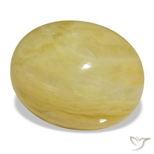 18,93 ctw natürlicher goldener Opal, Oval Schliff, Lichtundurchlässig