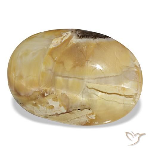 31,48 ctw natürlicher goldener Opal, Oval Schliff, Lichtundurchlässig