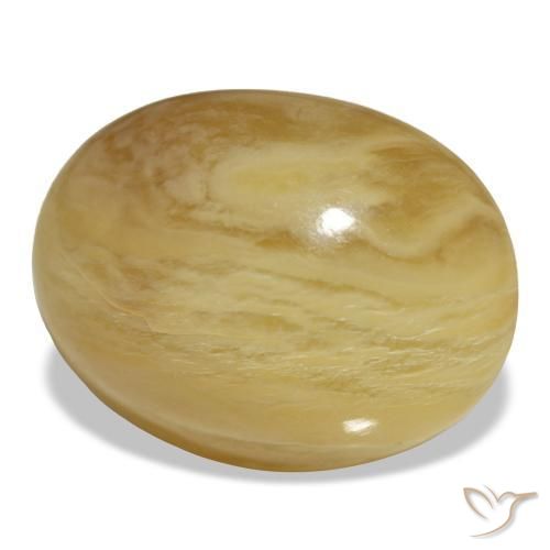 20,55 ctw natürlicher goldener Opal, Oval Schliff, Lichtundurchlässig