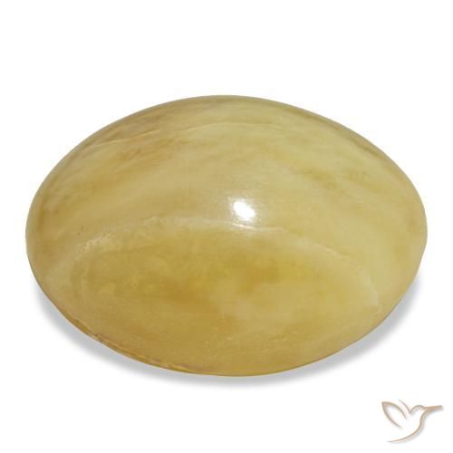 20,55 ctw natürlicher goldener Opal, Oval Schliff, Lichtundurchlässig