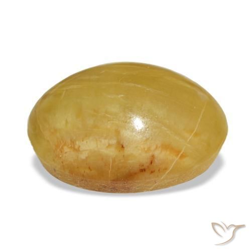 5,89 ctw natürlicher goldener Opal, Oval Schliff, Lichtundurchlässig