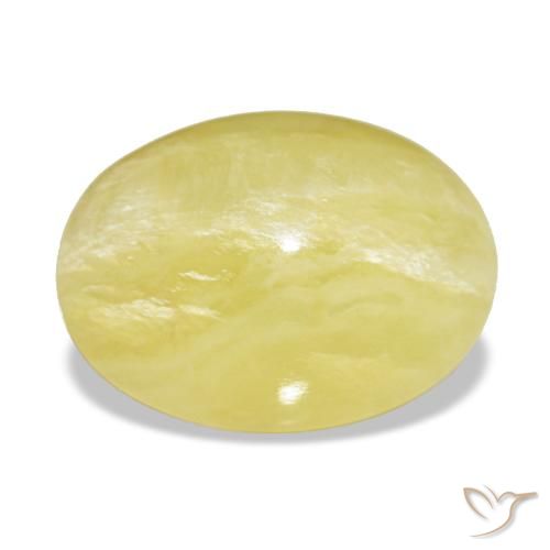 4.48ct Gelber Opal, Oval, Lichtundurchlässig