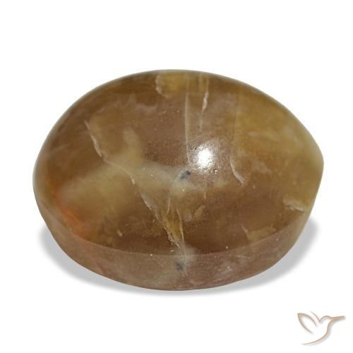 8,17 ctw natürlicher brauner Opal, Oval Schliff, Lichtundurchlässig