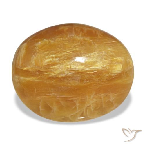 6,92 ctw natürlicher goldener Opal, Oval Schliff, Lichtundurchlässig