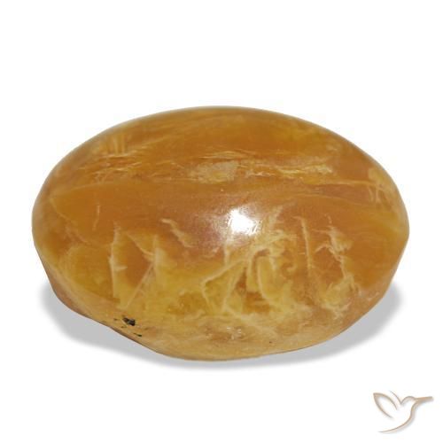 6,92 ctw natürlicher goldener Opal, Oval Schliff, Lichtundurchlässig