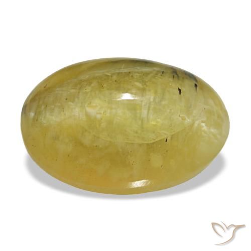 5.25ct Gelber Opal, Oval, Lichtundurchlässig