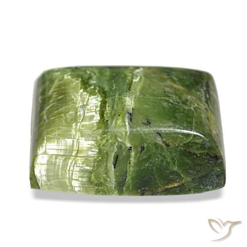 25,23 ctw natürlicher grüner Opal, Baguette, Lichtundurchlässig