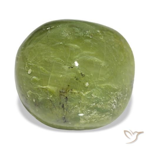 8,68 ctw natürlicher grüner Opal, Kissenschliff, Lichtundurchlässig