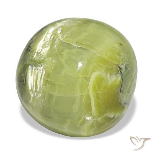 10,64 ctw natürlicher grüner Opal, Kissenschliff, Lichtundurchlässig