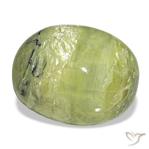 14,90 ctw natürlicher grüner Opal, Oval Schliff, Lichtundurchlässig