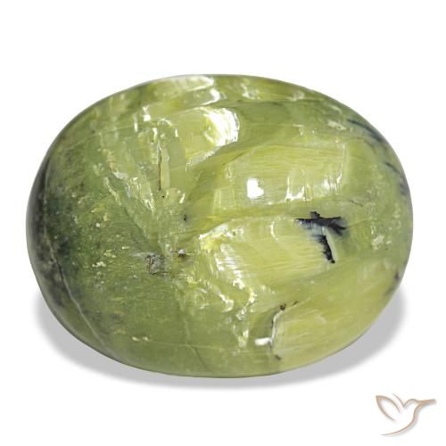 21,92 ctw natürlicher grüner Opal, Oval Schliff, Lichtundurchlässig
